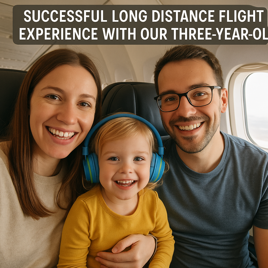 Successful Long Distance Flight Experience with Our Three-Year-Old