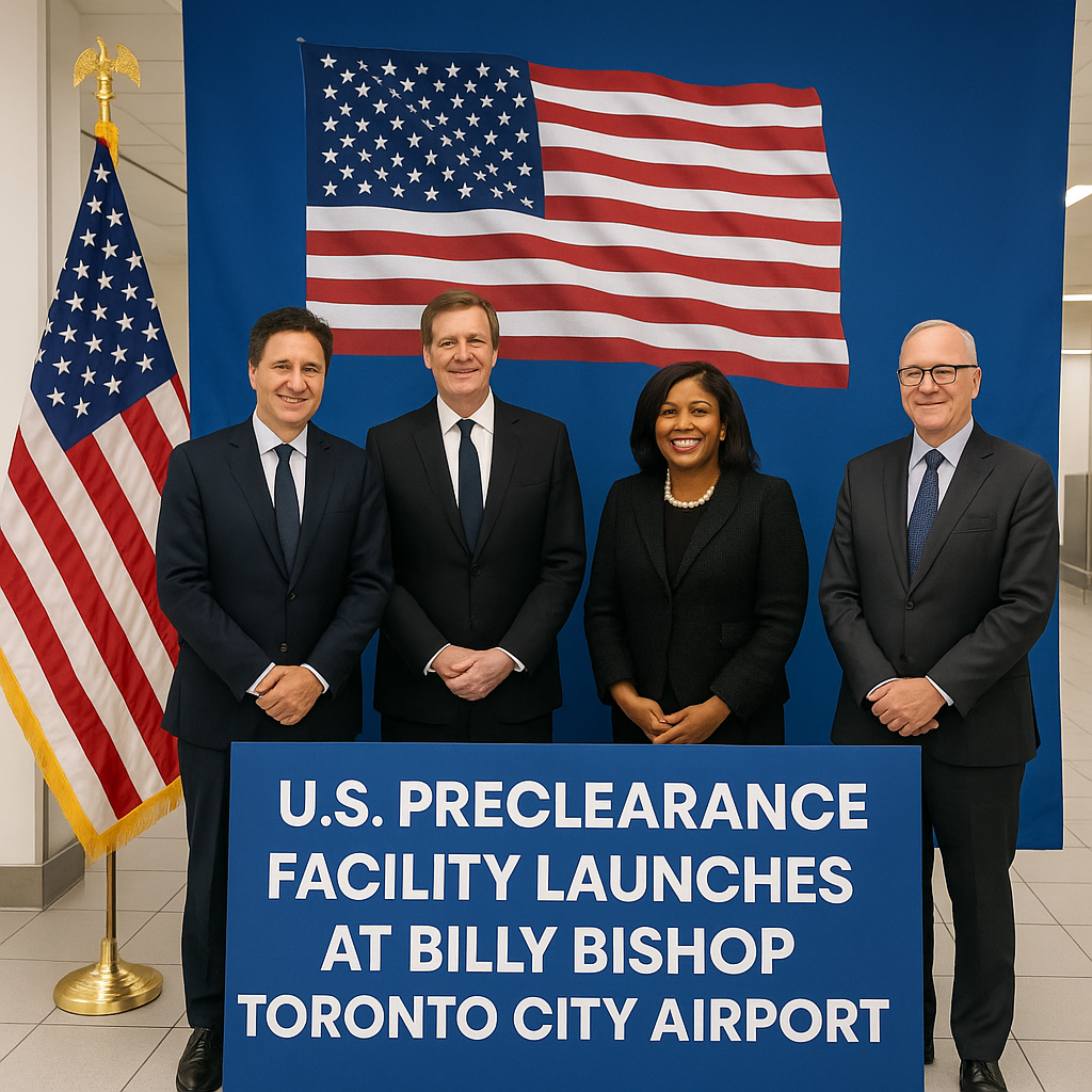 US Preclearance Facility Launches at Billy Bishop Toronto City Airport