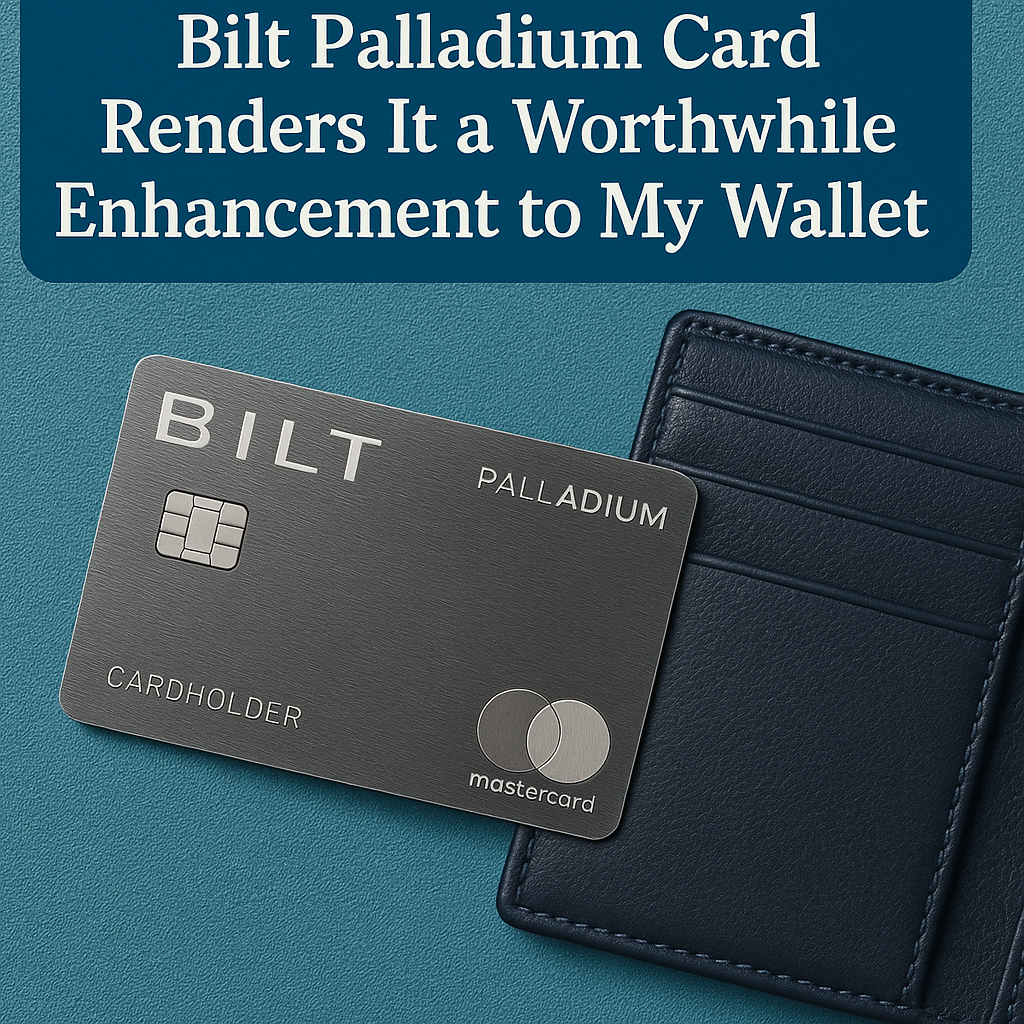 Why the $495 Fee of the Bilt Palladium Card Renders It a Worthwhile Enhancement to My Wallet
