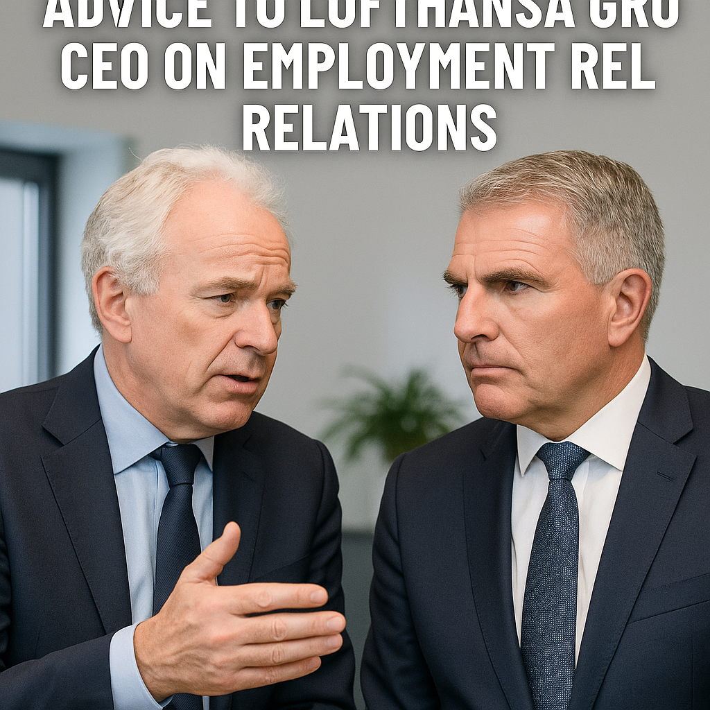 Air France-KLM’s CEO Offers Advice to Lufthansa Group’s CEO on Employment Relations