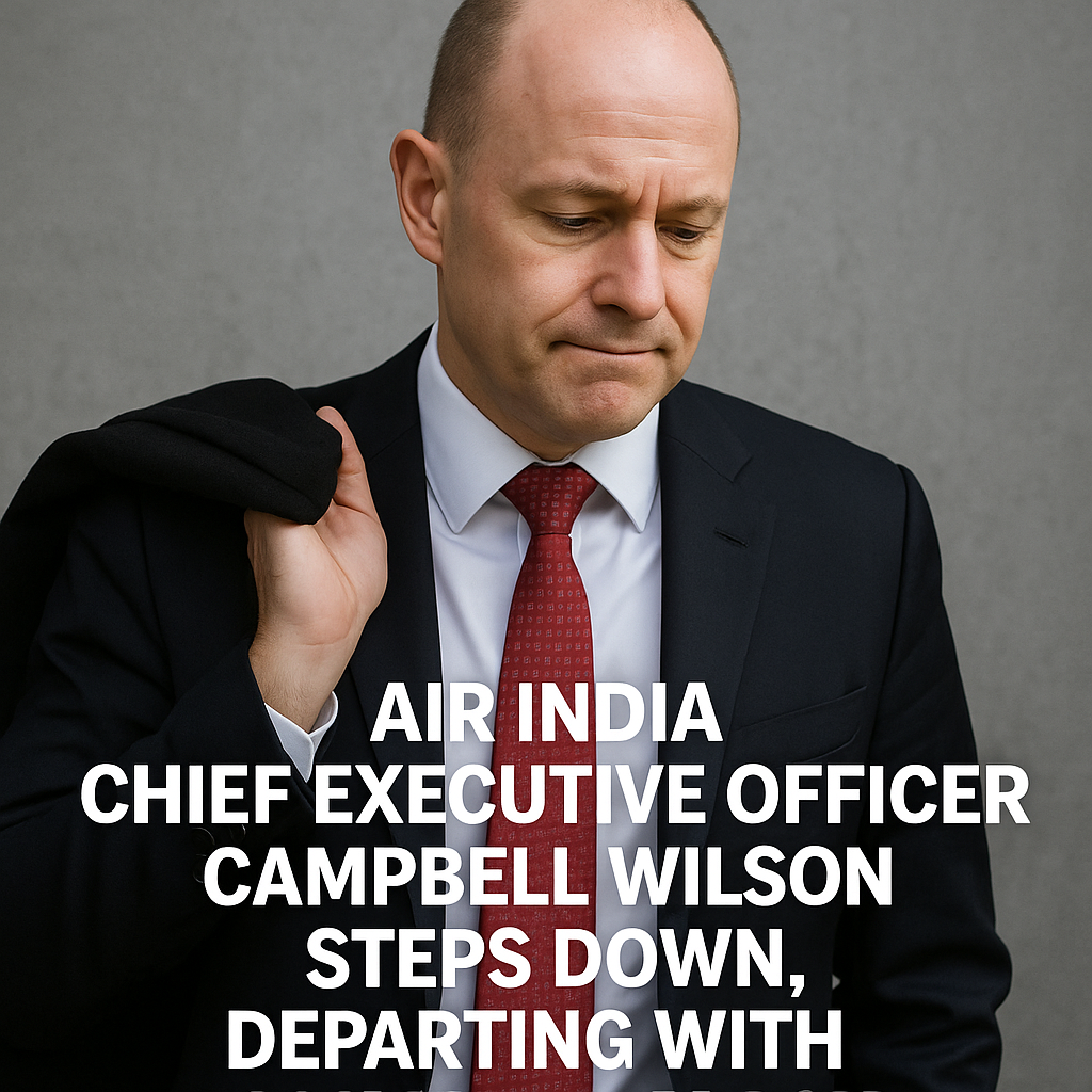 Air India Chief Executive Officer Campbell Wilson Steps Down, Departing with a Varied Legacy