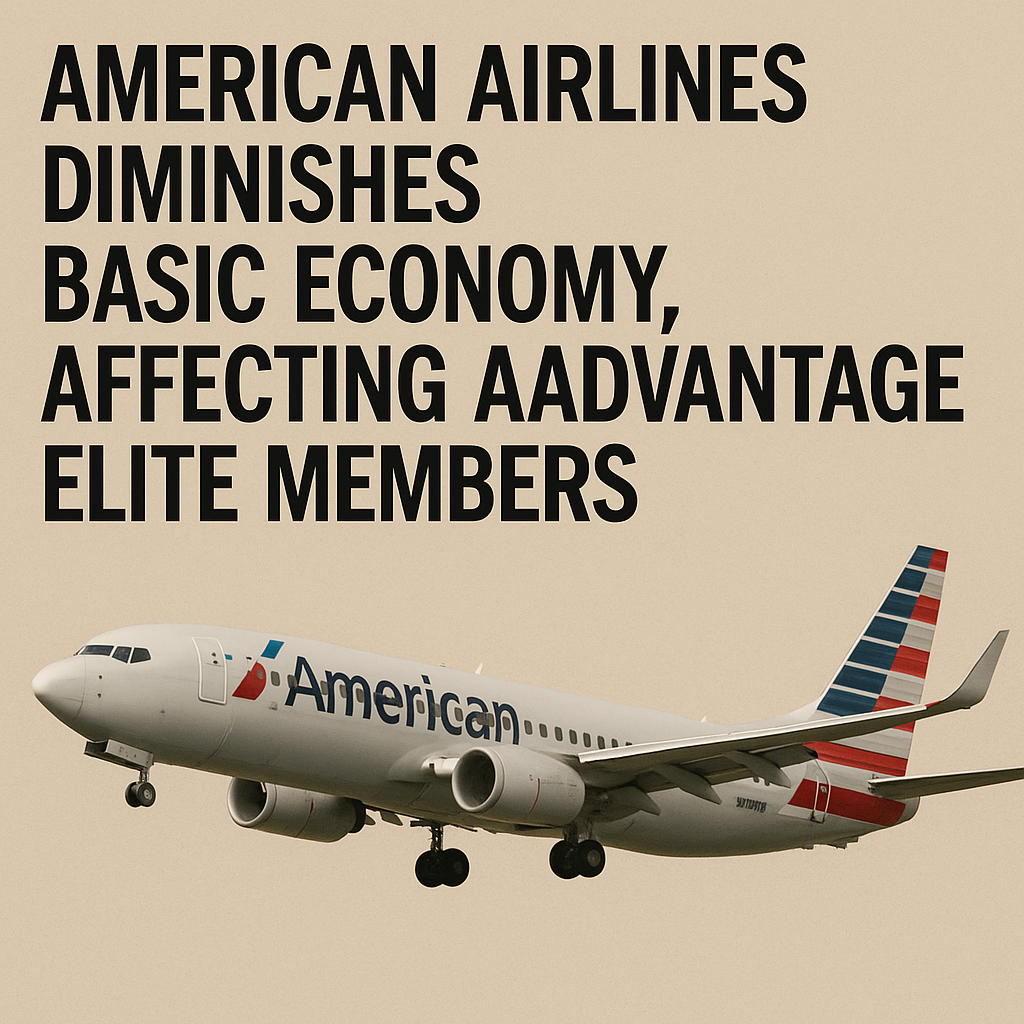 American Airlines Diminishes Basic Economy, Affecting AAdvantage Elite Members