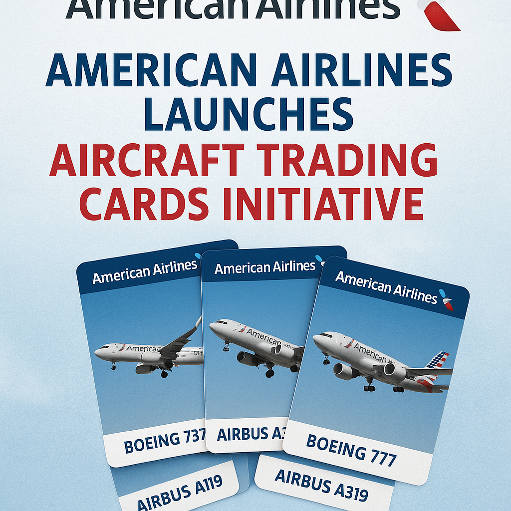 American Airlines Launches Aircraft Trading Cards Initiative
