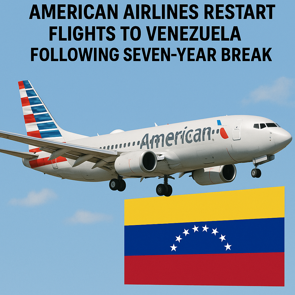 American Airlines Restart Flights to Venezuela Following Seven-Year Break