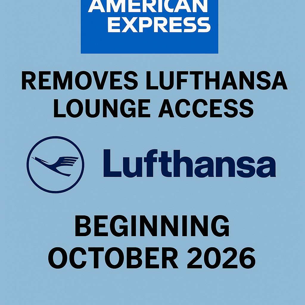 American Express Removes Lufthansa Lounge Access Beginning October 2026