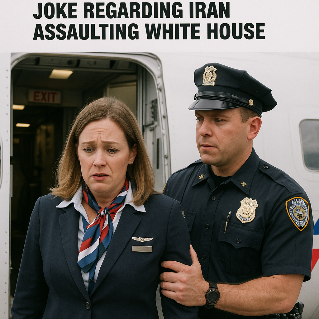 American Flight Attendant Dismissed Following Joke Regarding Iran Assaulting White House