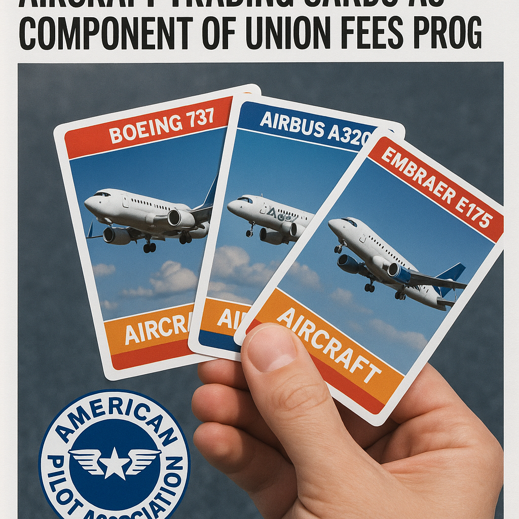 American Pilot Association Unveils Aircraft Trading Cards as Component of Union Fees Program