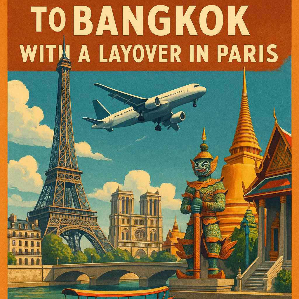 An Unusual Adventure to Bangkok with a Layover in Paris