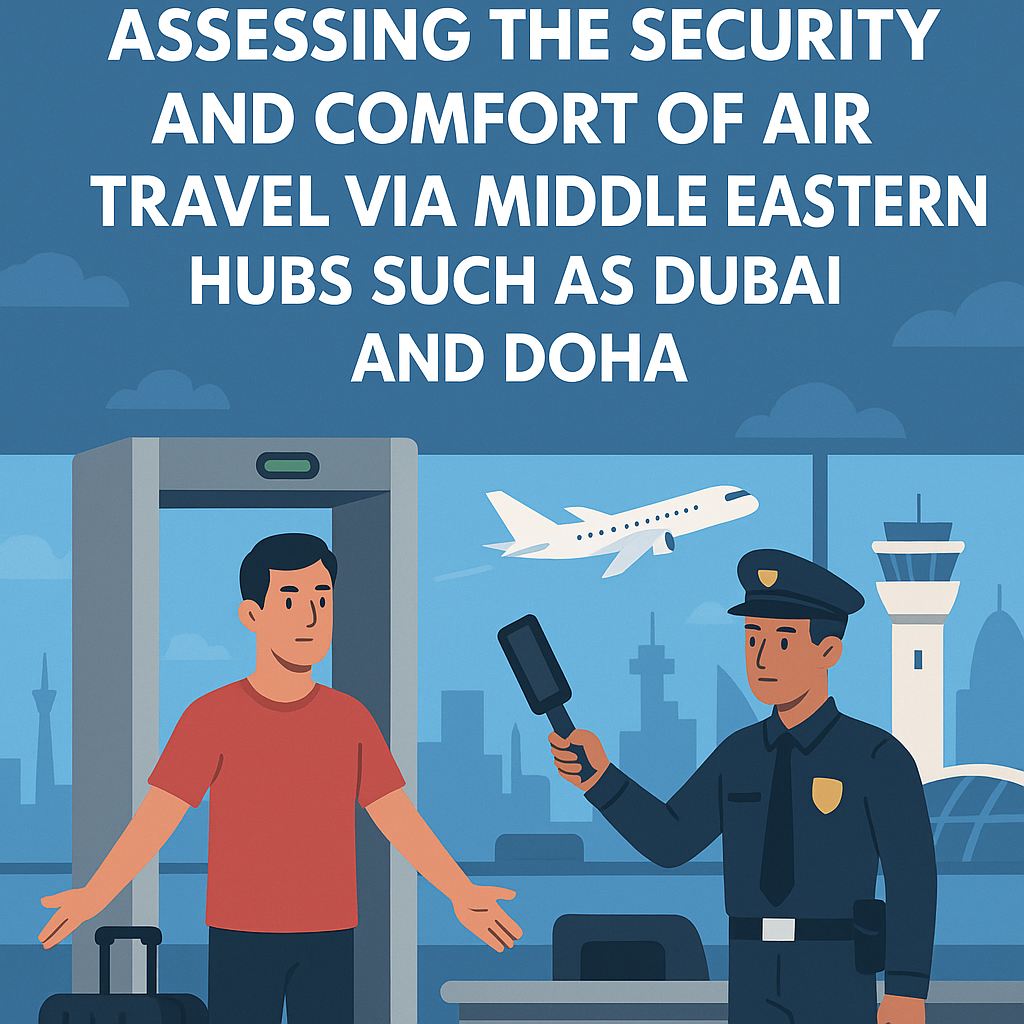 Assessing the Security and Comfort of Air Travel via Middle Eastern Hubs Such as Dubai and Doha