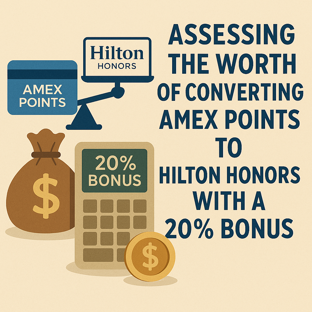 Assessing the Worth of Converting Amex Points to Hilton Honors with a 20% Bonus