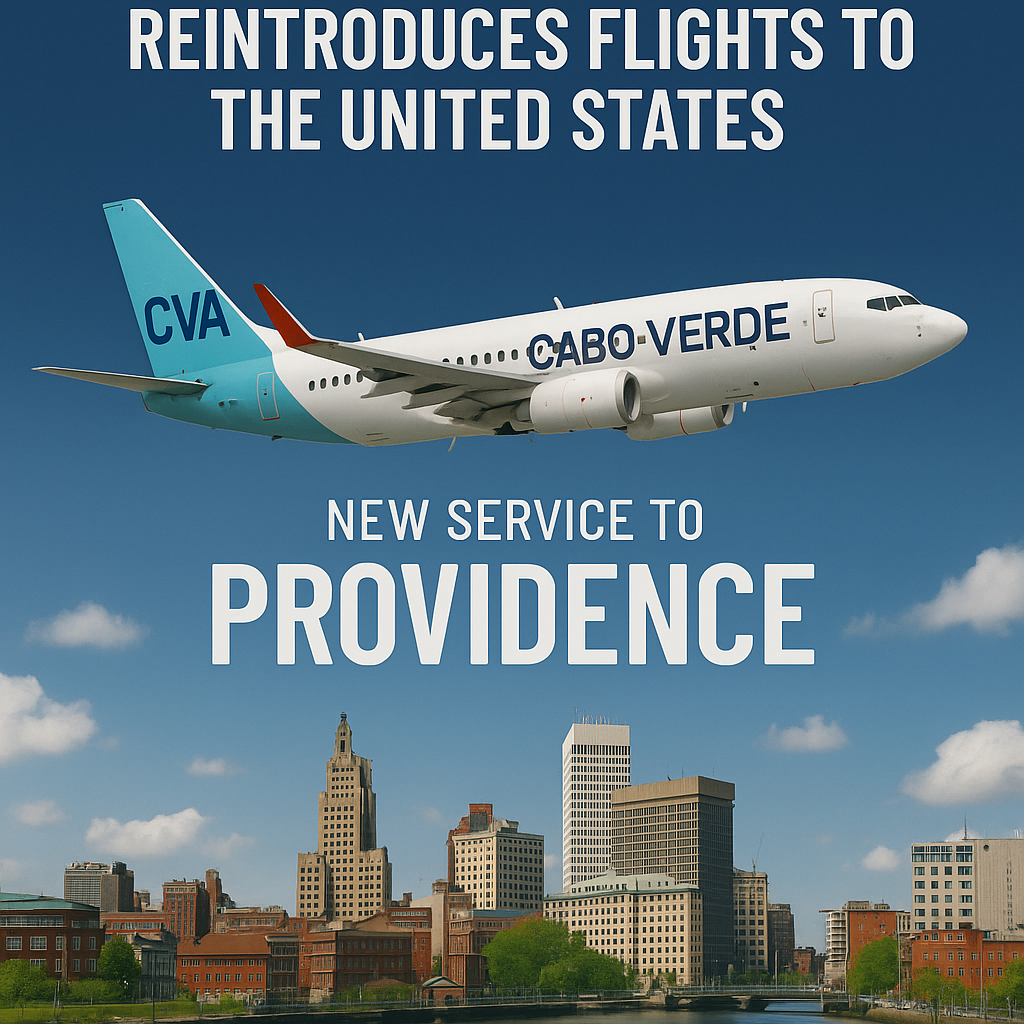 Cabo Verde Airlines Reintroduces Flights to the United States with New Service to Providence