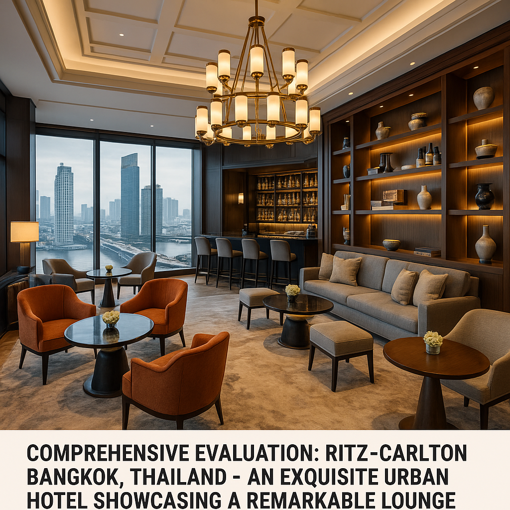 Comprehensive Evaluation: Ritz-Carlton Bangkok, Thailand – An Exquisite Urban Hotel Showcasing a Remarkable Lounge Experience