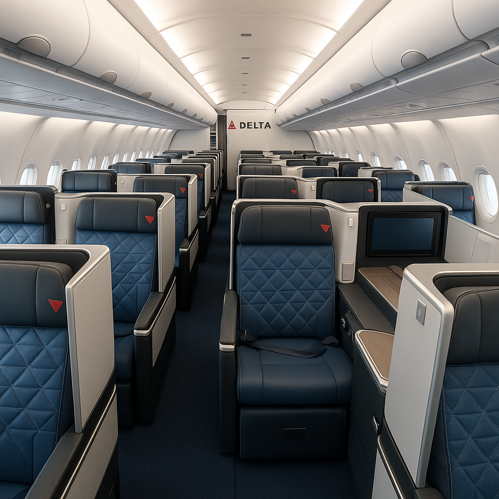Delta’s Airbus A330s Being Fully Refurbished with New Business Class Suites