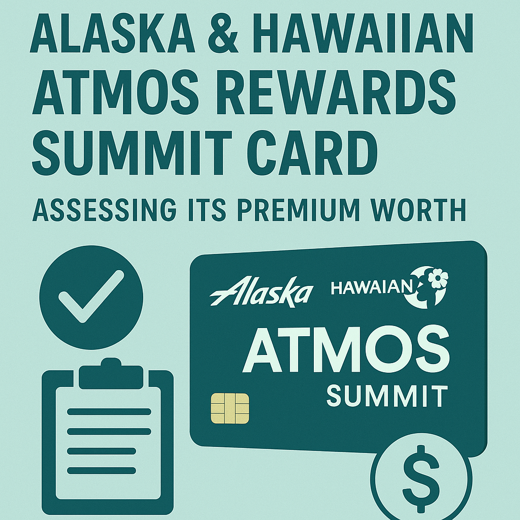 Evaluation of the Alaska & Hawaiian Atmos Rewards Summit Card: Assessing Its Premium Worth