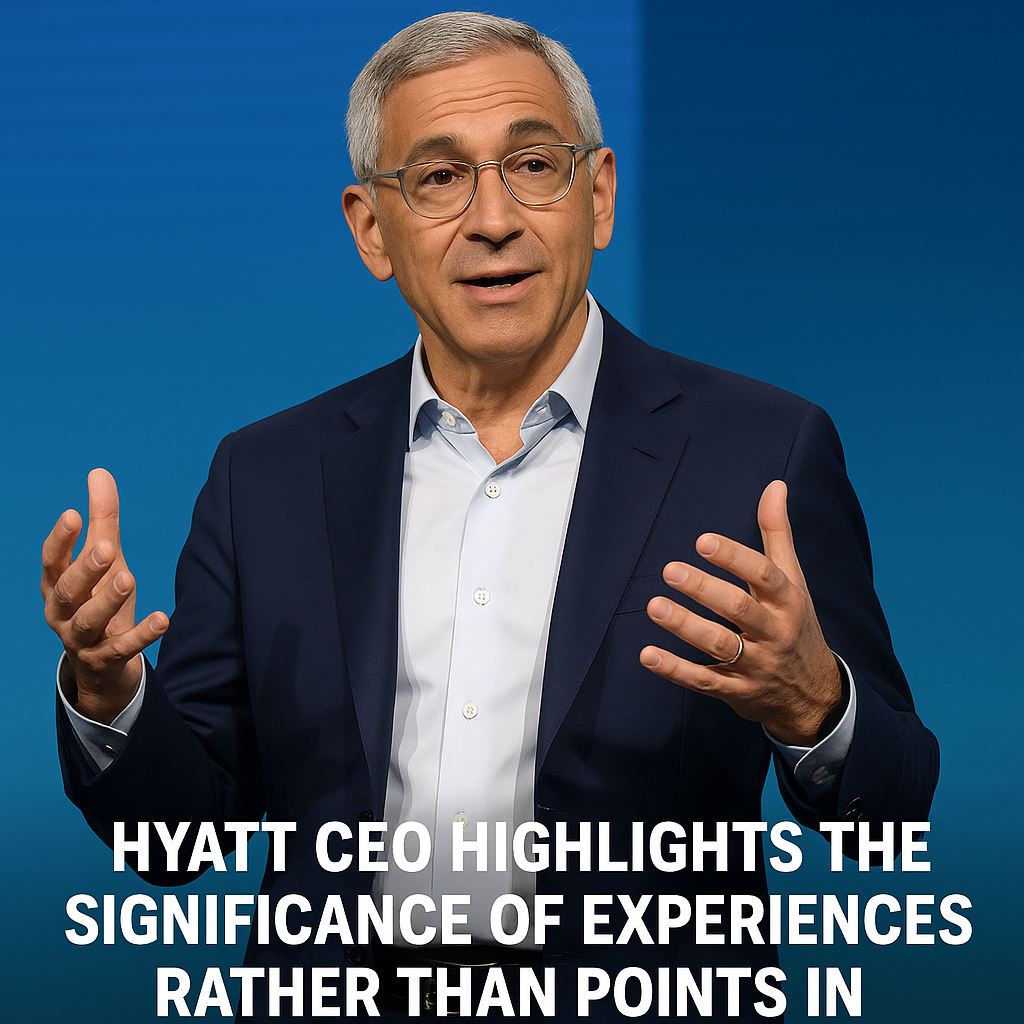 Hyatt CEO Highlights the Significance of Experiences Rather Than Points in Loyalty Initiatives