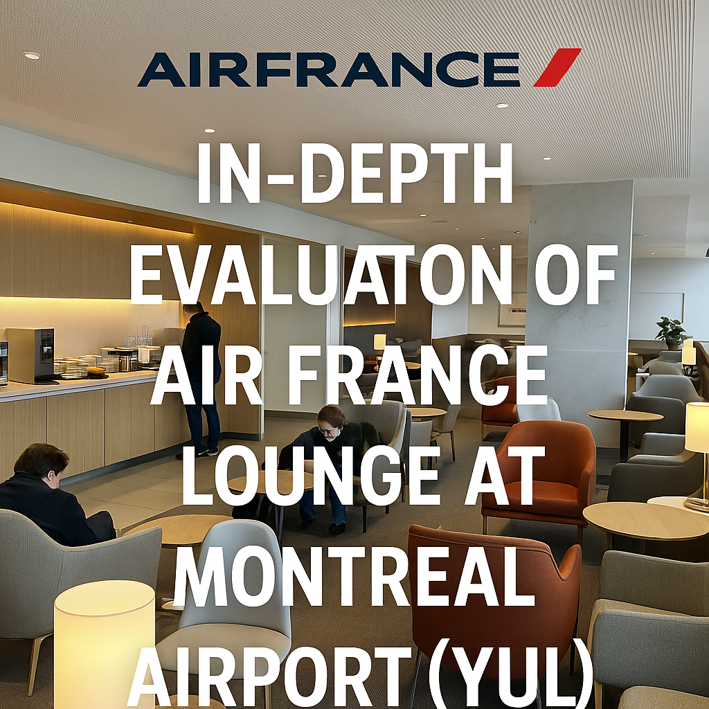 In-Depth Evaluation of Air France Lounge at Montreal Airport (YUL)