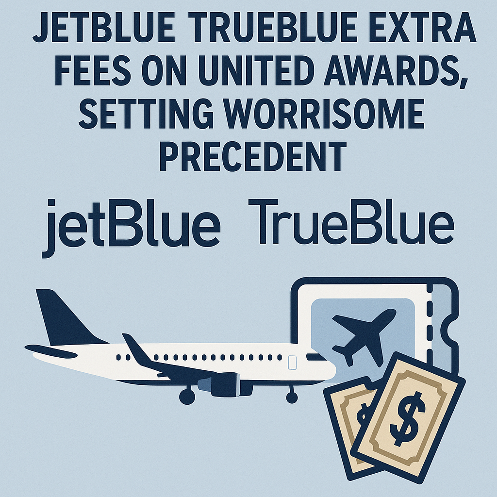 JetBlue TrueBlue Introduces Extra Fees on United Awards, Setting Worrisome Precedent