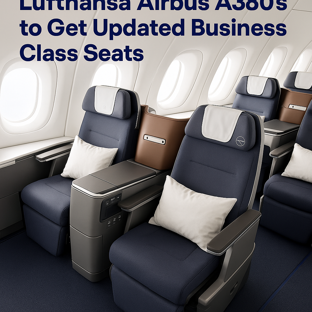 Lufthansa Airbus A380s to Get Updated Business Class Seats, Omit Allegris Model