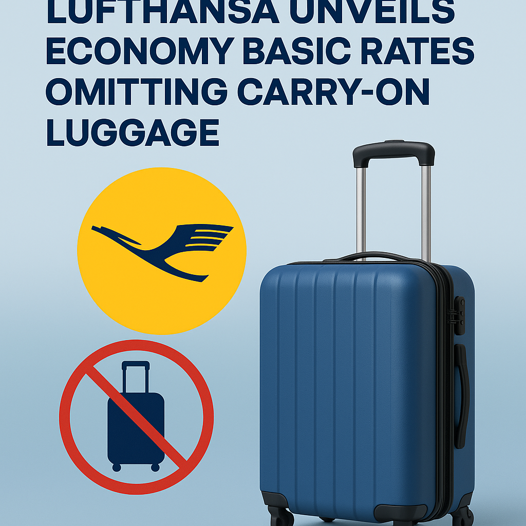 Lufthansa Unveils Economy Basic Rates Omitting Carry-On Luggage