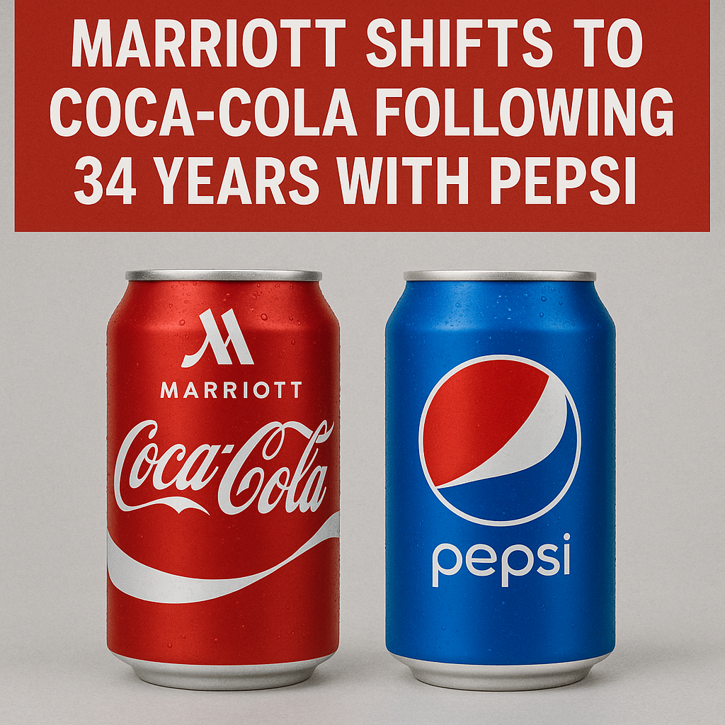 Marriott Shifts to Coca-Cola Following 34 Years with Pepsi