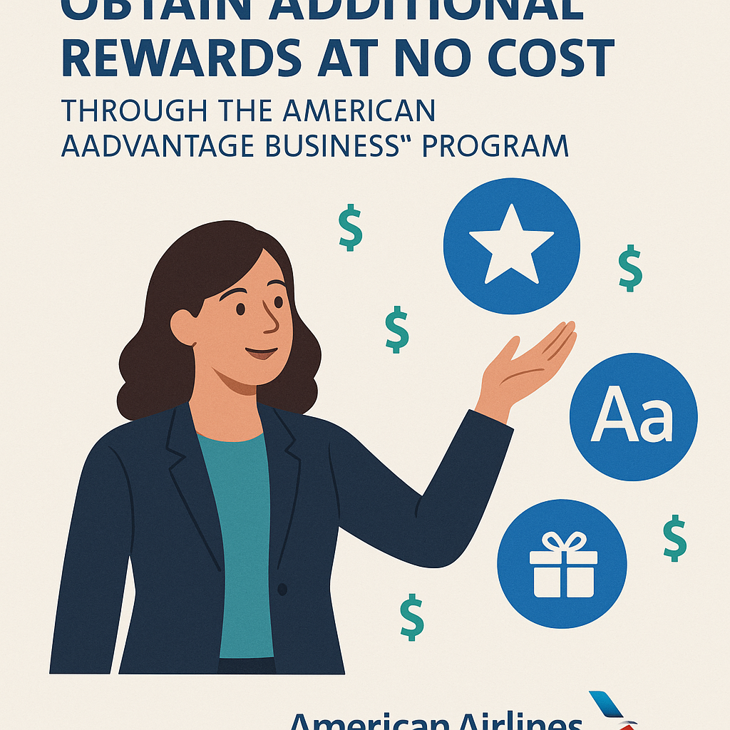 Obtain Additional Rewards at No Cost through the American AAdvantage Business Program