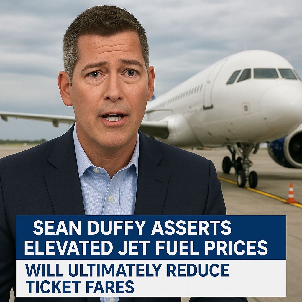 Sean Duffy Asserts Elevated Jet Fuel Prices Will Ultimately Reduce Ticket Fares