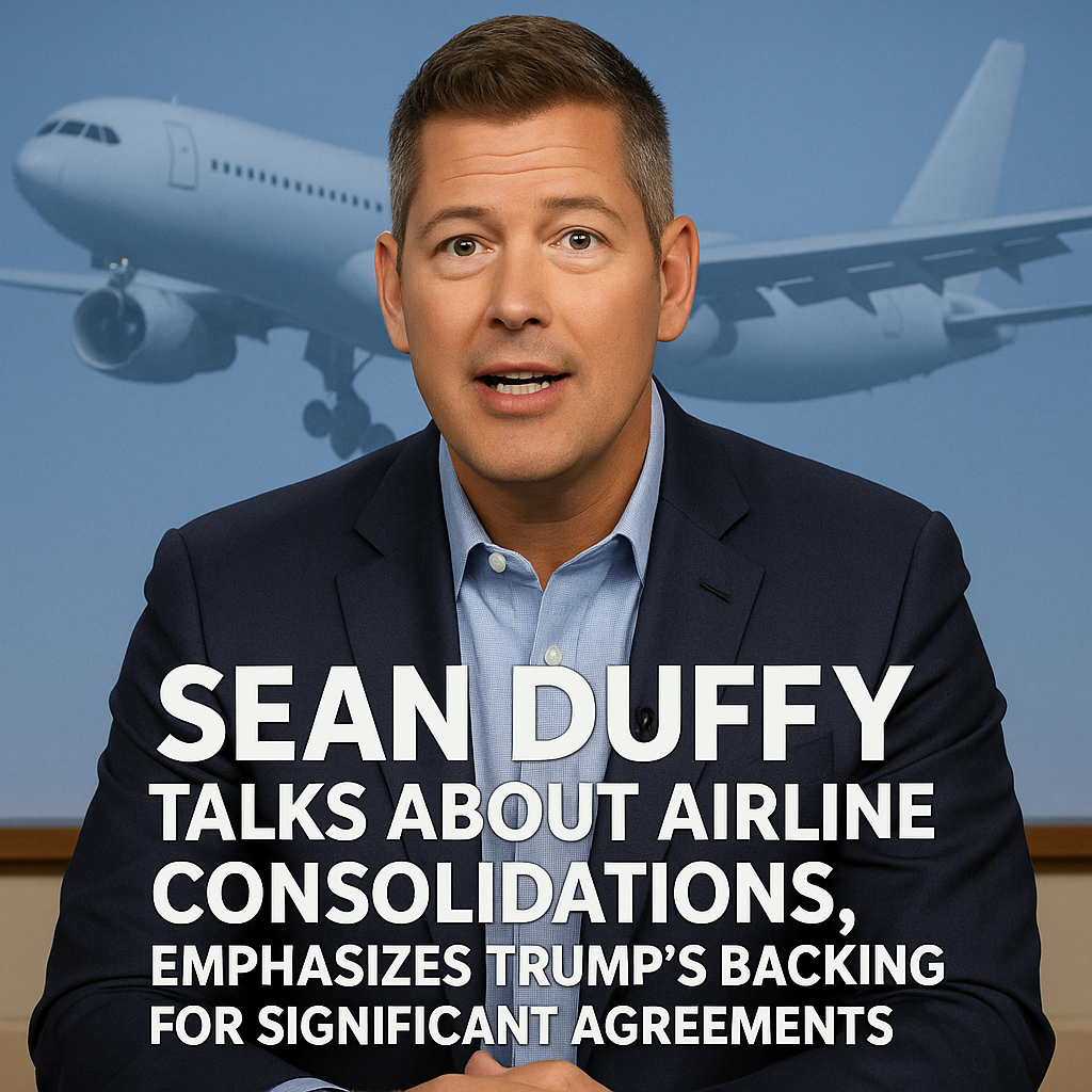 Sean Duffy Talks About Airline Consolidations, Emphasizes Trump’s Backing for Significant Agreements
