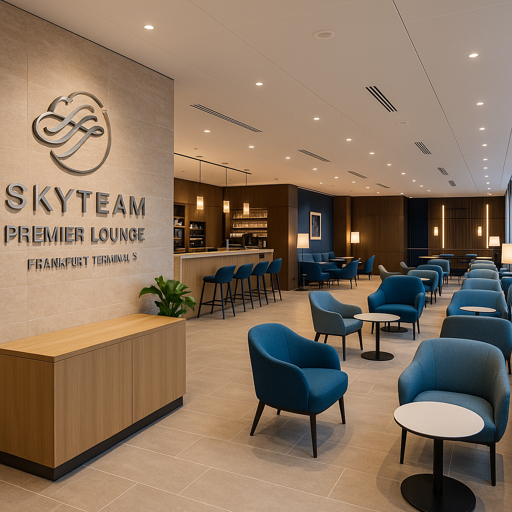 SkyTeam Unveils New Premier Lounge at Frankfurt Airport Terminal 3