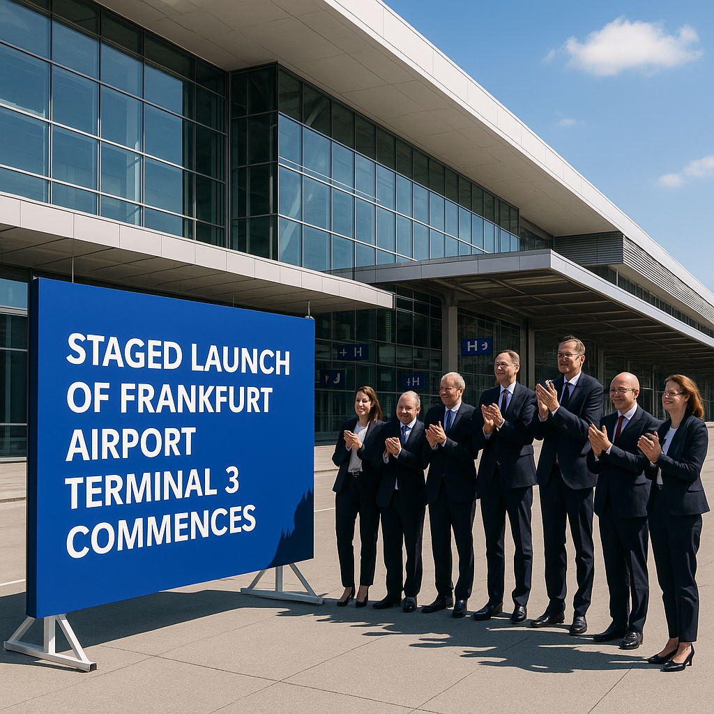 Staged Launch of Frankfurt Airport Terminal 3 Commences
