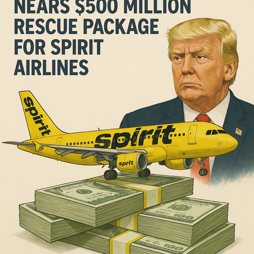 Trump Administration Nears $500 Million Rescue Package for Spirit Airlines