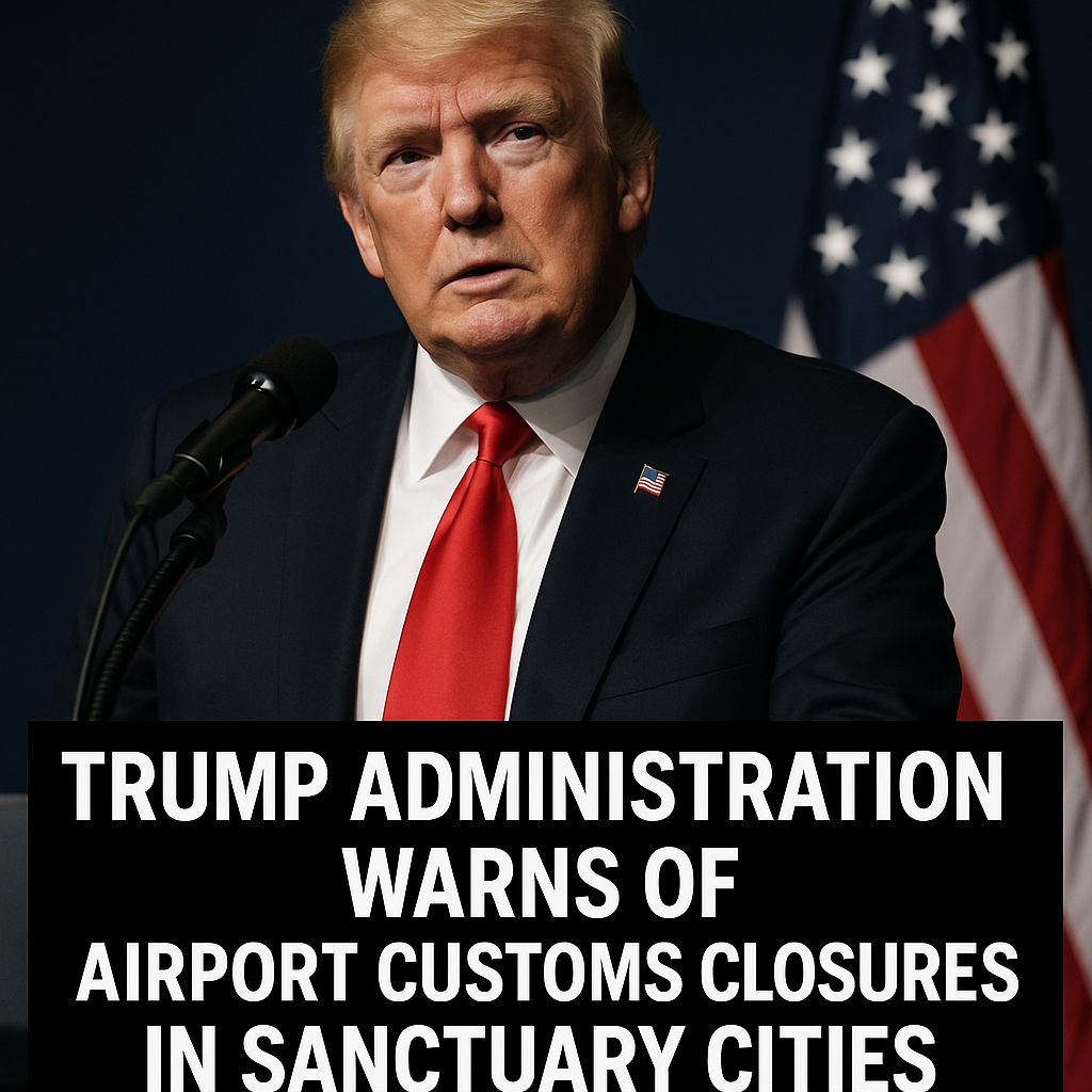 Trump Administration Warns of Airport Customs Closures in Sanctuary Cities