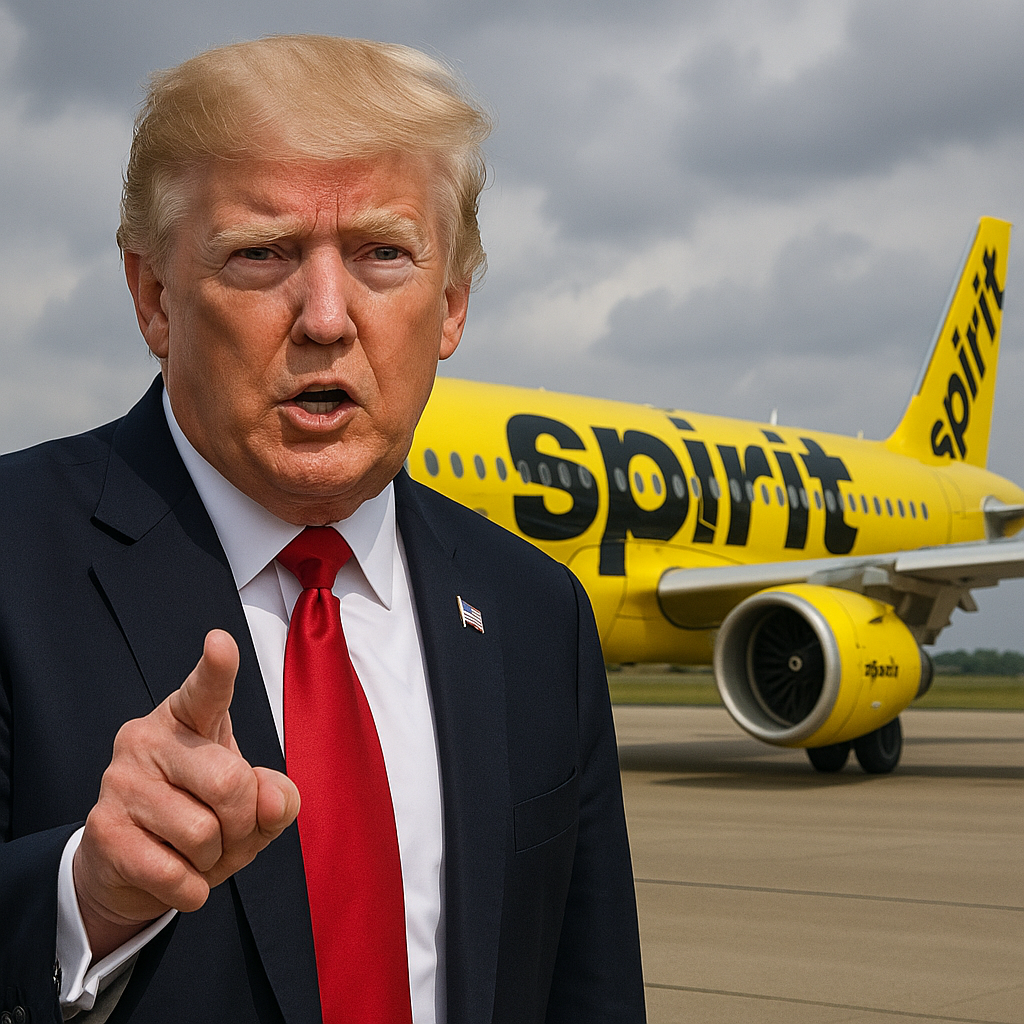 Trump Claims Purchase of Spirit Airlines Critical for National Security