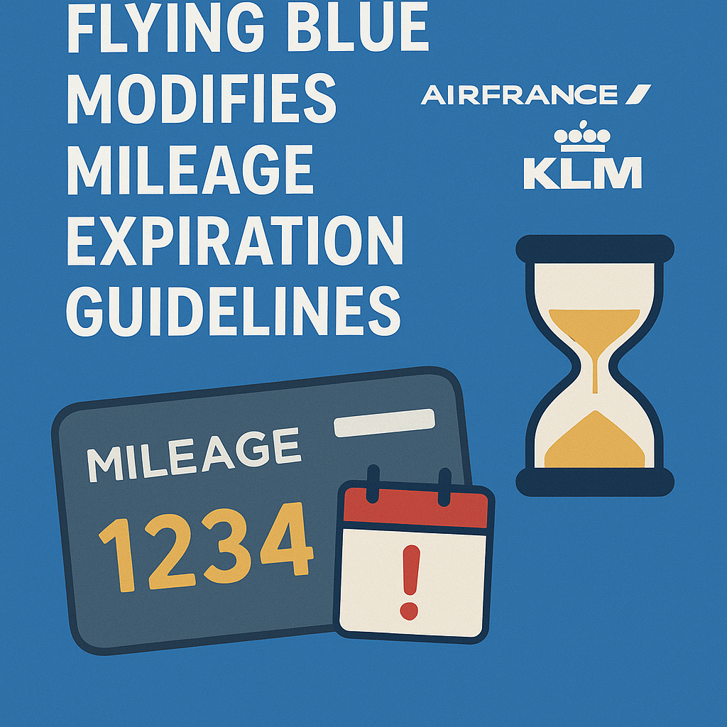Air France-KLM Flying Blue Modifies Mileage Expiration Guidelines