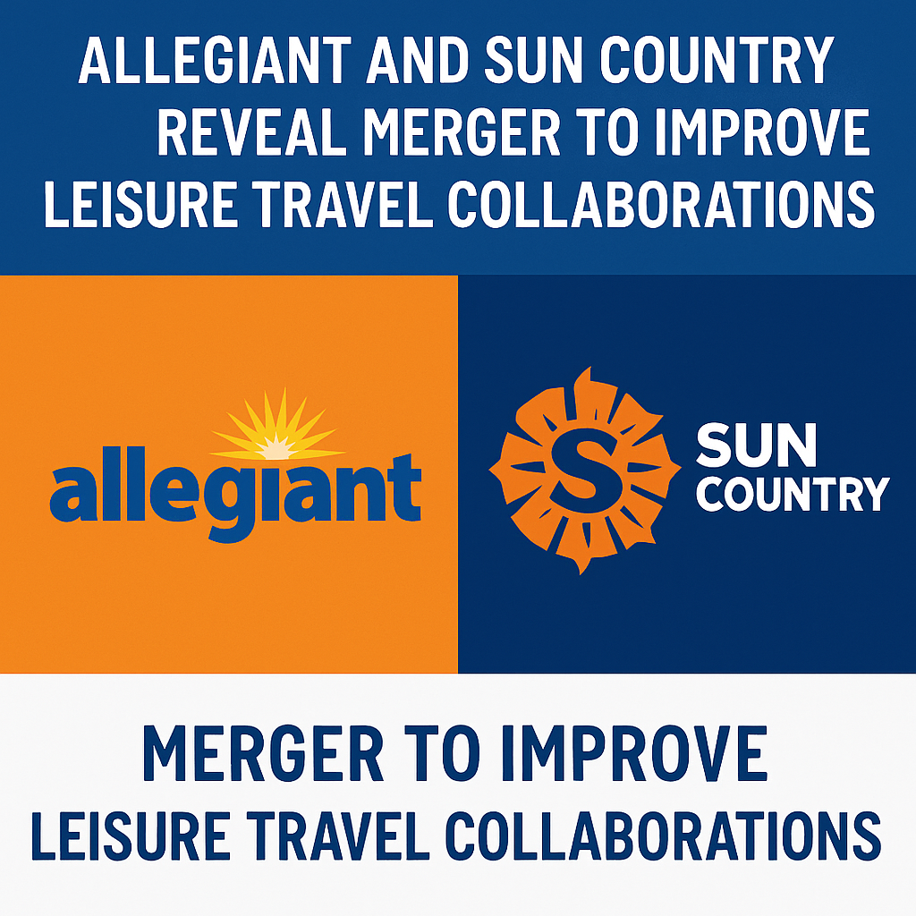 Allegiant and Sun Country Reveal Merger to Improve Leisure Travel Collaborations