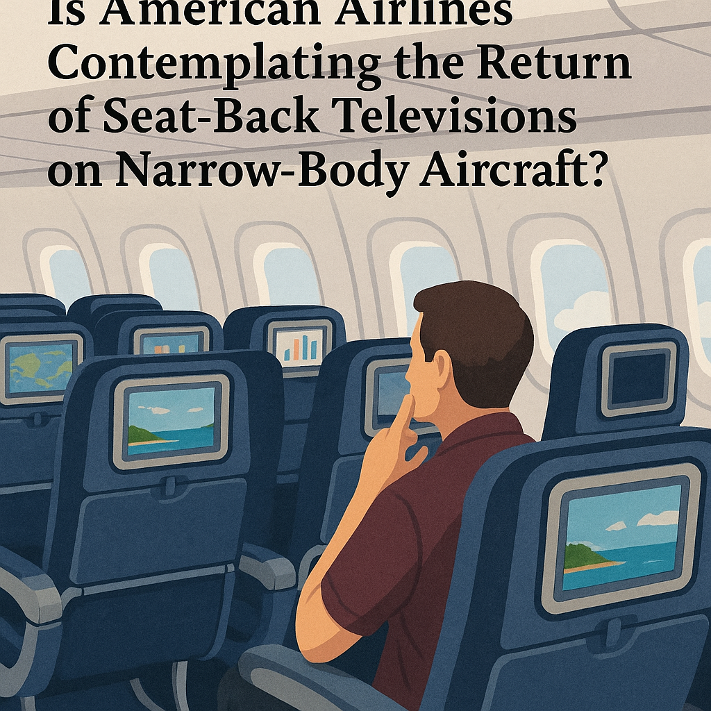 American Airlines Contemplating the Return of Seat-Back Televisions on Narrow-Body Aircraft