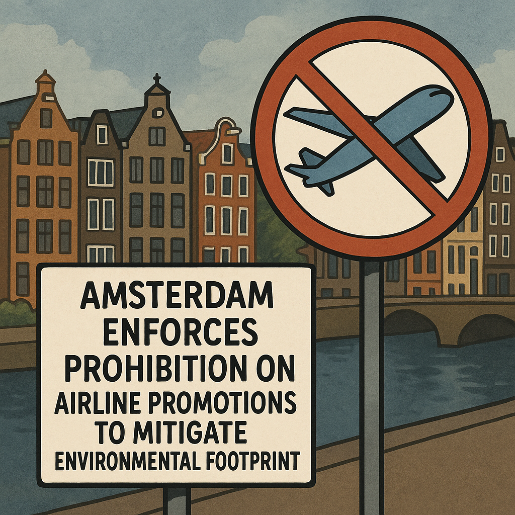 Amsterdam Enforces Prohibition on Airline Promotions to Mitigate Environmental Footprint
