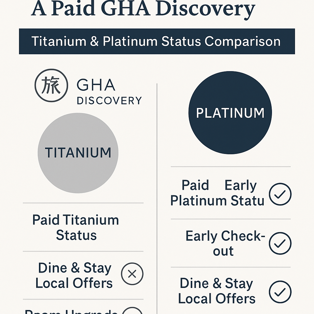 Assessing the Advantages of a Paid GHA Discovery Titanium & Platinum Status Comparison