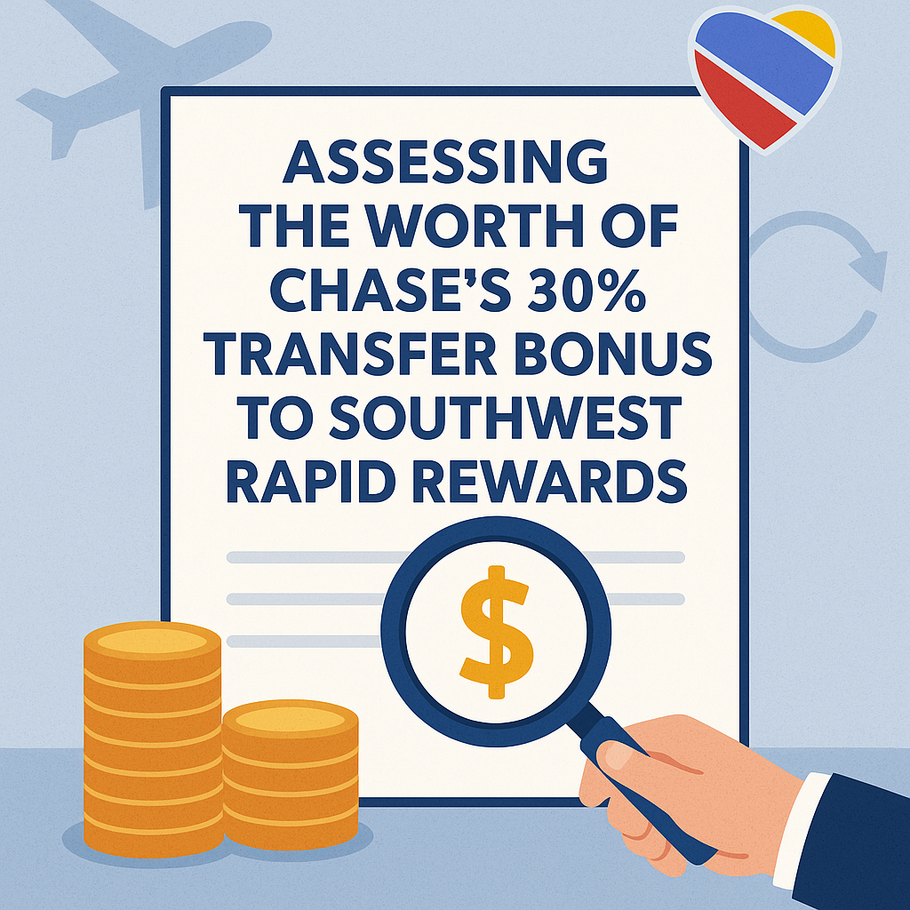 Assessing the Worth of Chase’s 30% Transfer Bonus to Southwest Rapid Rewards