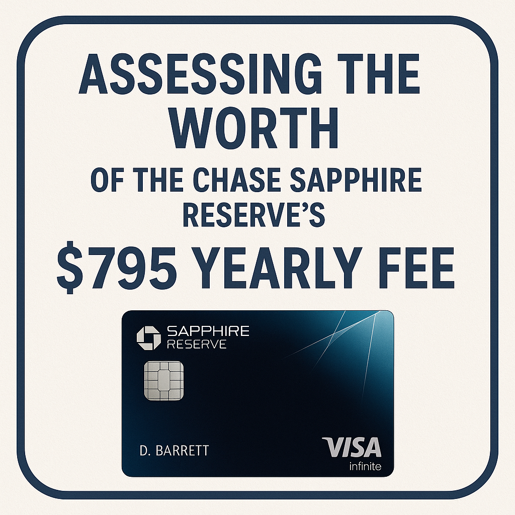 Assessing the Worth of the Chase Sapphire Reserve’s $795 Yearly Fee