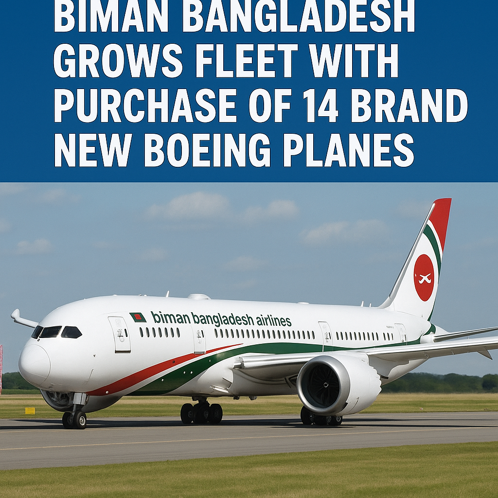 Biman Bangladesh Grows Fleet with Purchase of 14 Brand New Boeing Planes