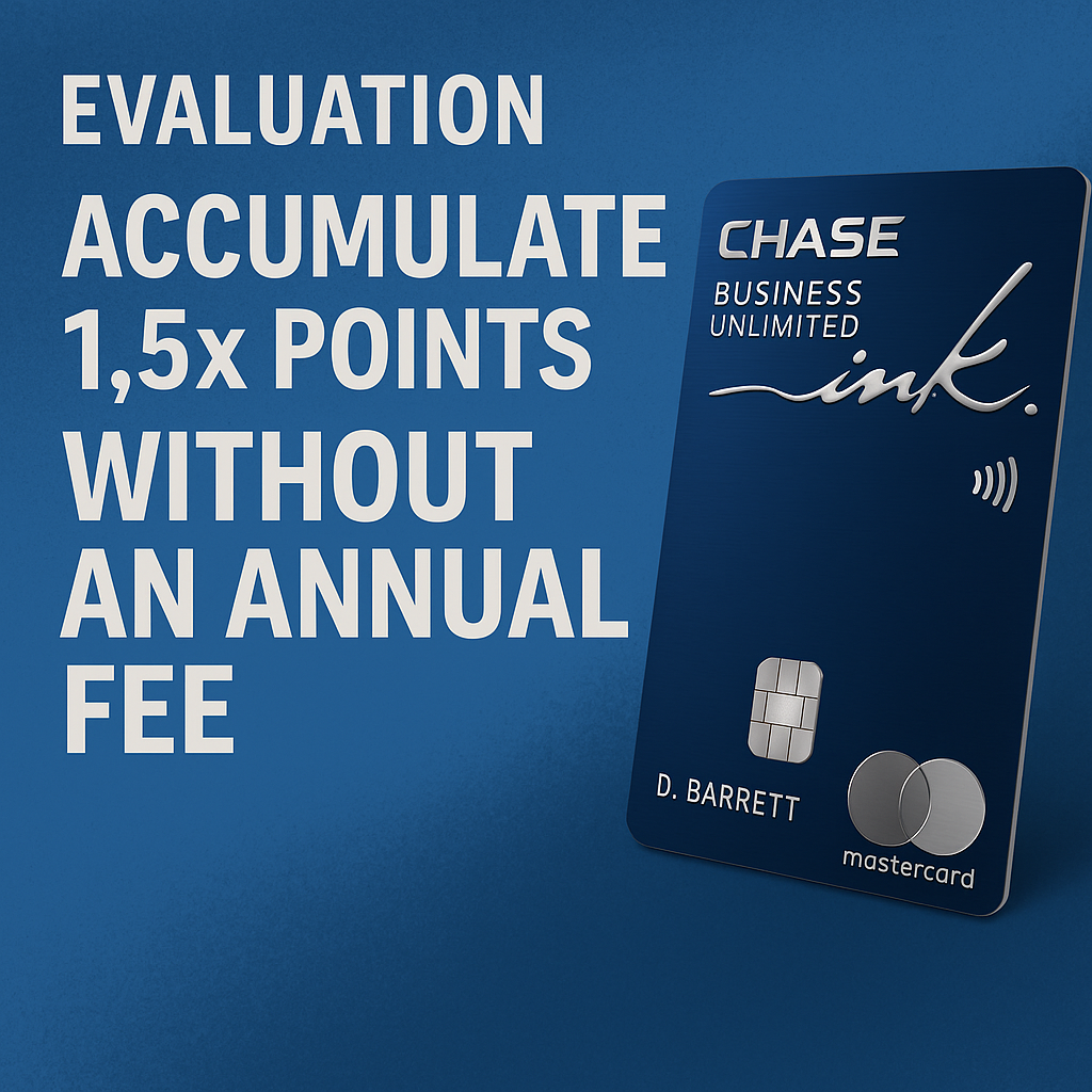 Chase Ink Business Unlimited Evaluation: Accumulate 1.5x Points without an Annual Fee