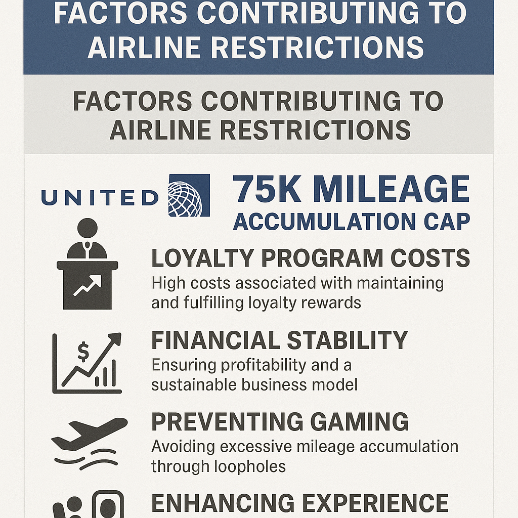 Comprehending the 75K Mileage Accumulation Cap of United Airlines: Factors Contributing to Airline Restrictions