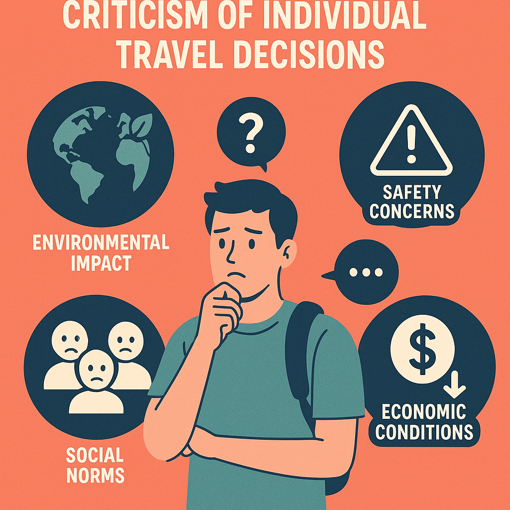 Comprehending the Factors Contributing to Criticism of Individual Travel Decisions