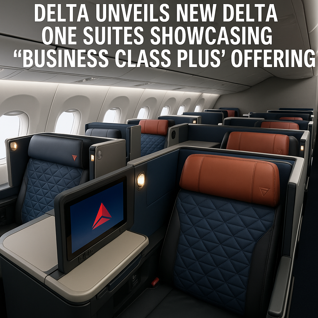 Delta Unveils New Delta One Suites Showcasing “Business Class Plus” Offering