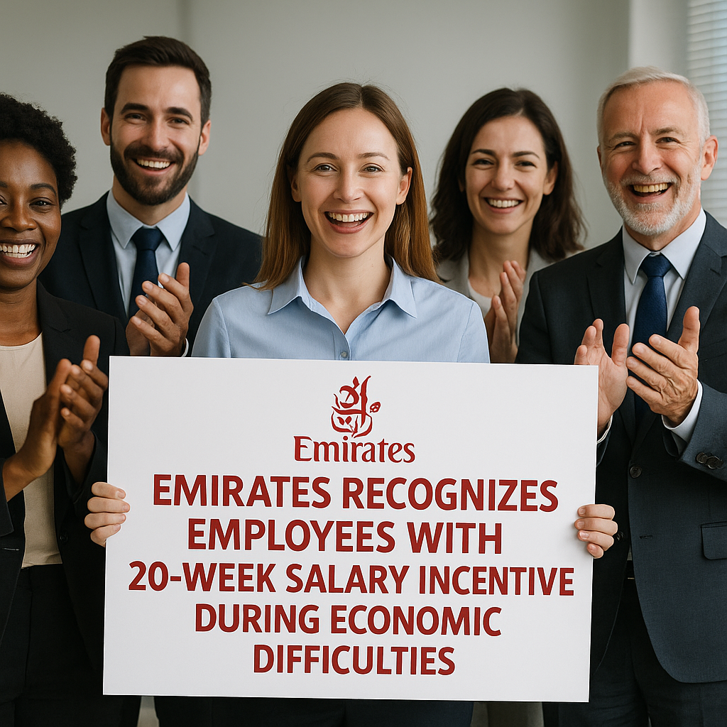 Emirates Recognizes Employees with 20-Week Salary Incentive During Economic Difficulties
