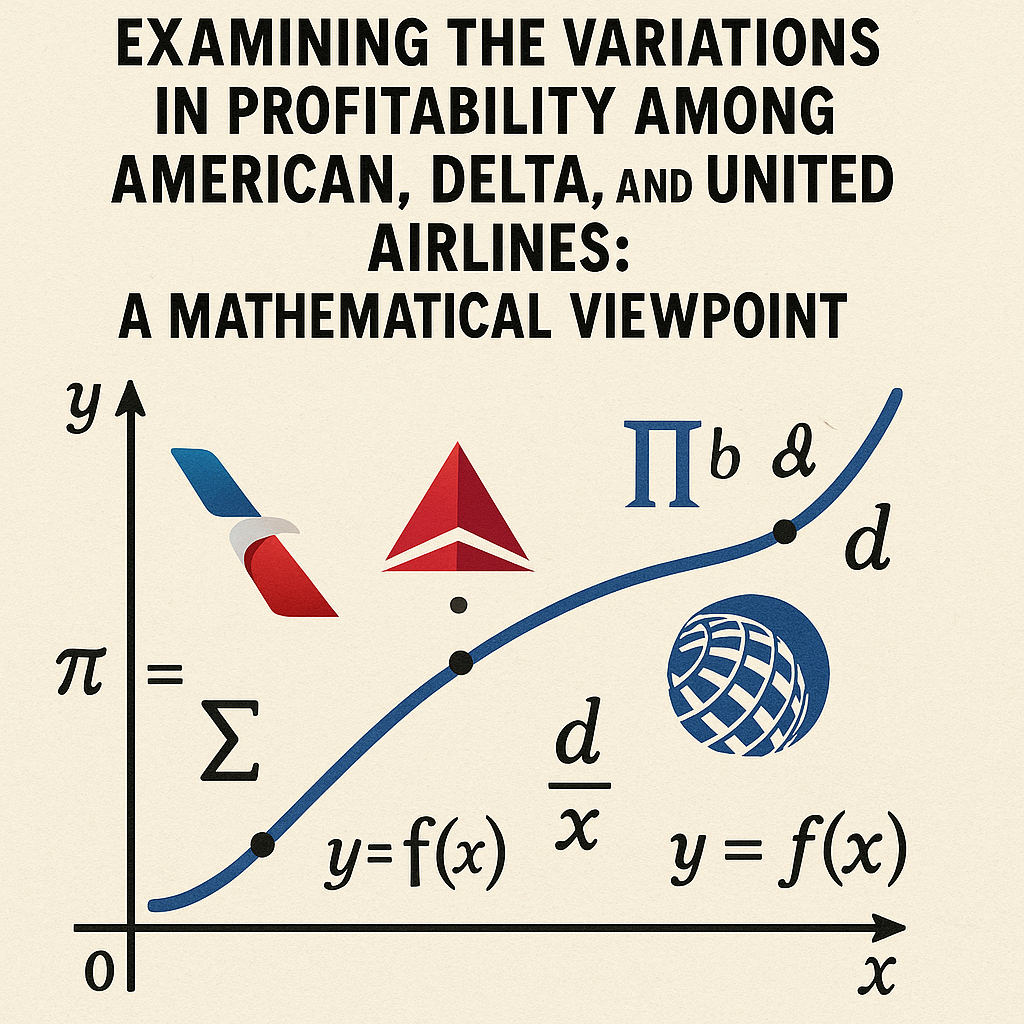 Examining the Variations in Profitability Among American, Delta, and United Airlines: A Mathematical Viewpoint