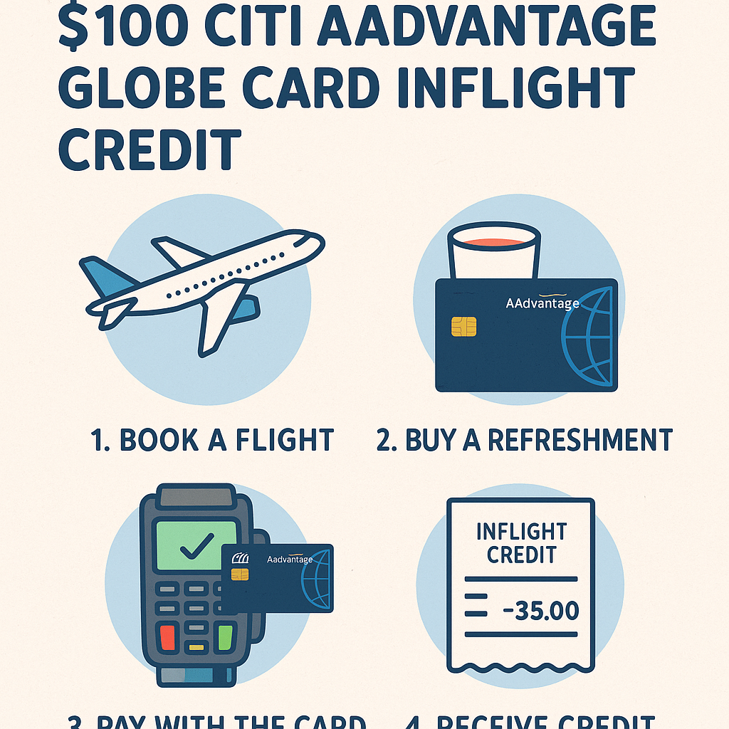 How to Utilize the $100 Citi AAdvantage Globe Card Inflight Credit