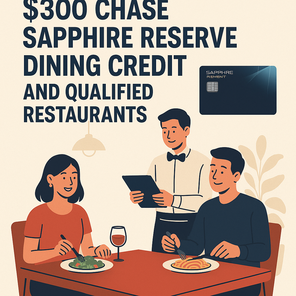 How to Utilize the $300 Chase Sapphire Reserve Dining Credit and Qualified Restaurants