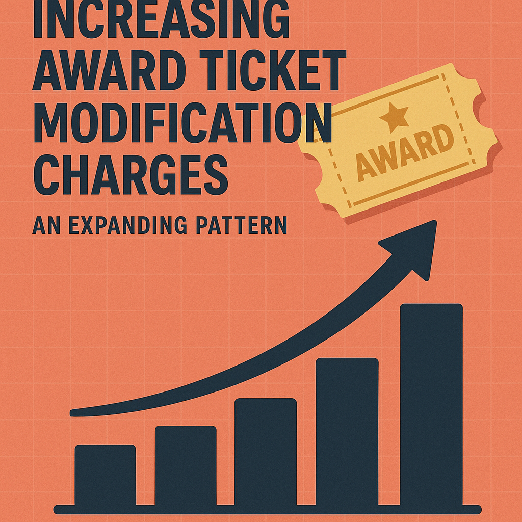 Increasing Award Ticket Modification Charges: An Expanding Pattern