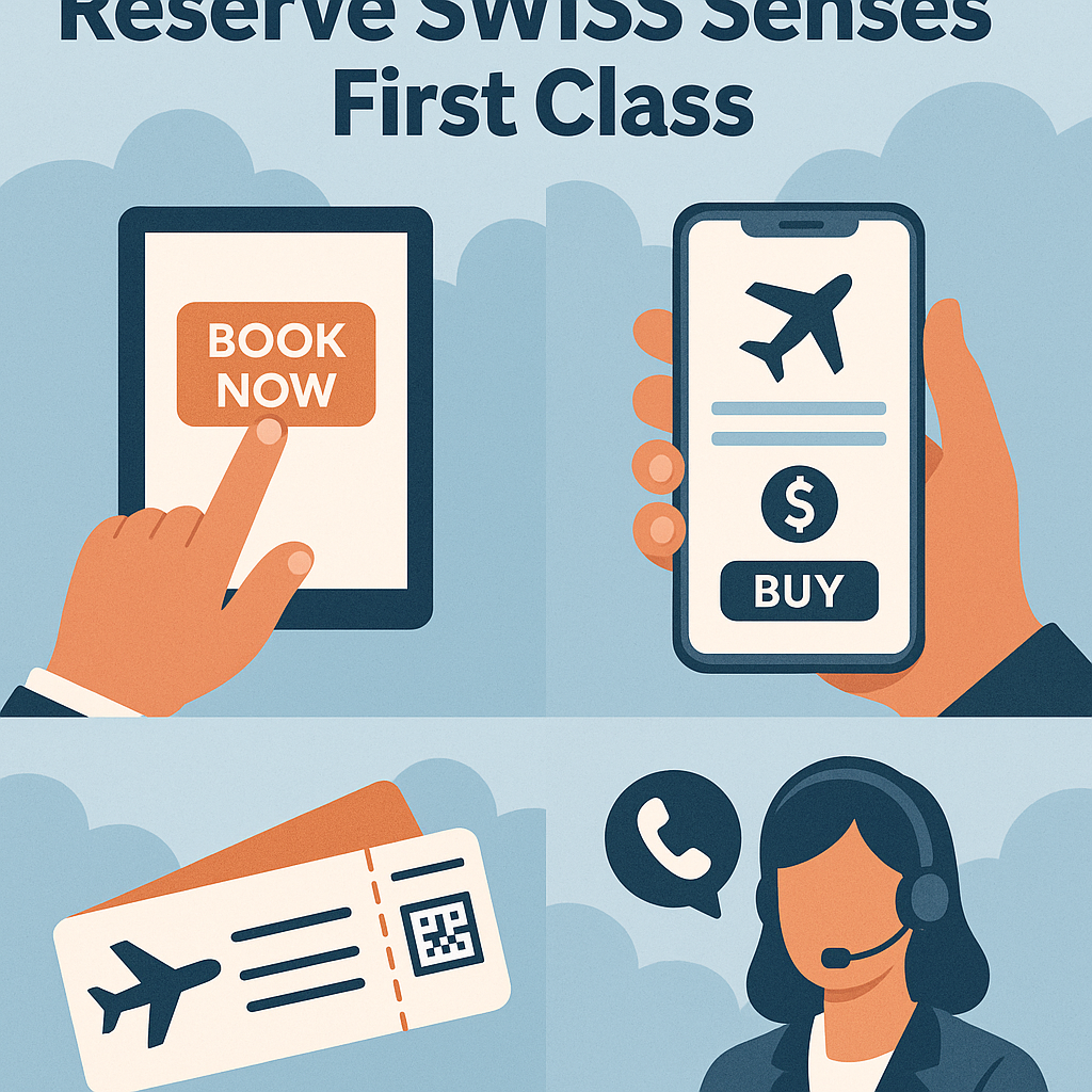Innovative Methods to Reserve SWISS Senses First Class